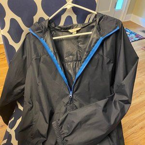 Rain jacket coat Lands End - Kids 18 - 20 H Navy Blue - like new!